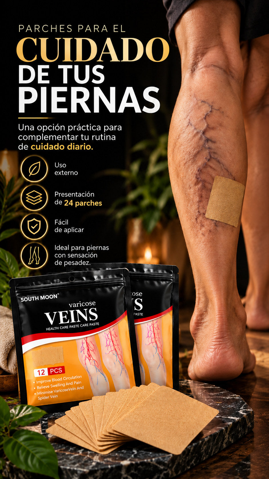 VenoCare™ | Parches para Várices (24 Unidades)