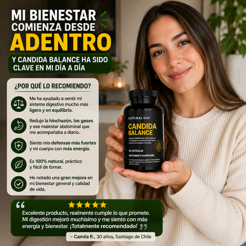 Candida Balance Suplemento 60 Cápsulas